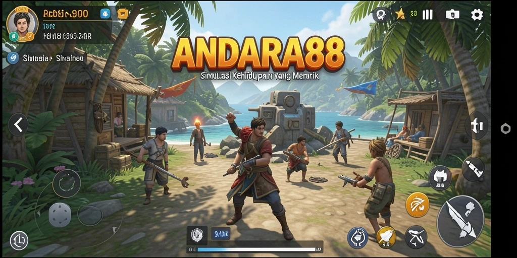 Screenshot gameplay ANDARA88 menampilkan pengalaman simulasi yang mendalam.