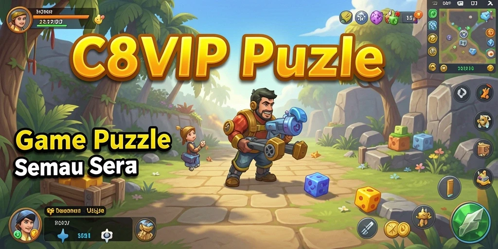 Screenshot dari gameplay C8VIP yang penuh tantangan dan seru.