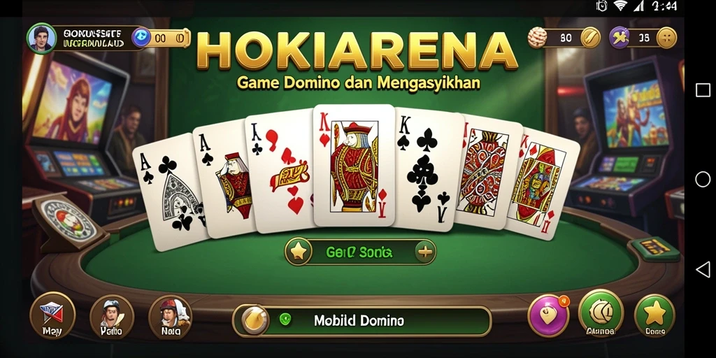 Tampilan menarik dari gameplay HOKIARENA yang seru.