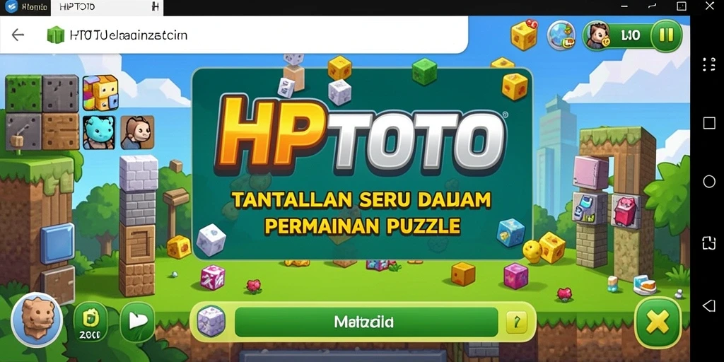 Tampilan gameplay HPTOTO yang menarik dan penuh tantangan puzzle.