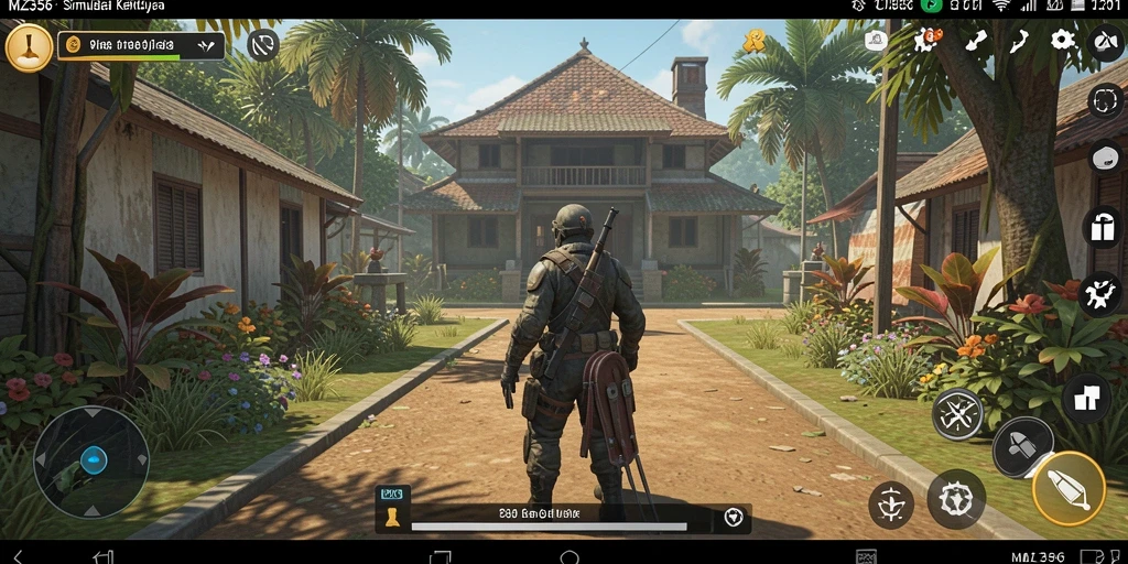 Gameplay menarik dalam MZ356 dengan banyak aktivitas simulasi.