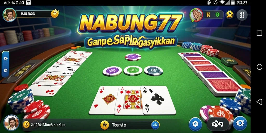Tampilan menarik dari gameplay Gaple di NABUNG77.