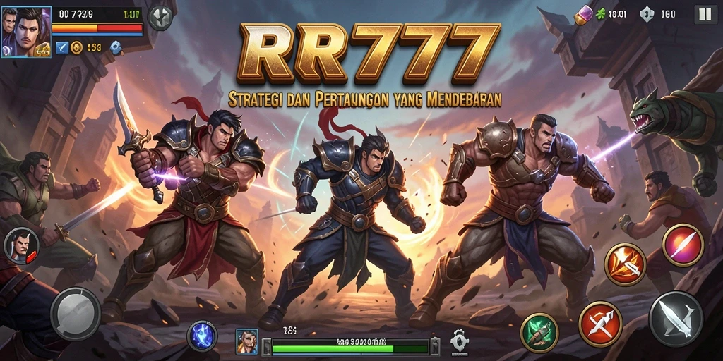 Tampilan seru pertarungan strategi dalam RR777.